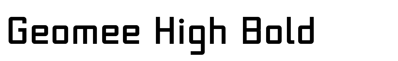 Geomee High Bold